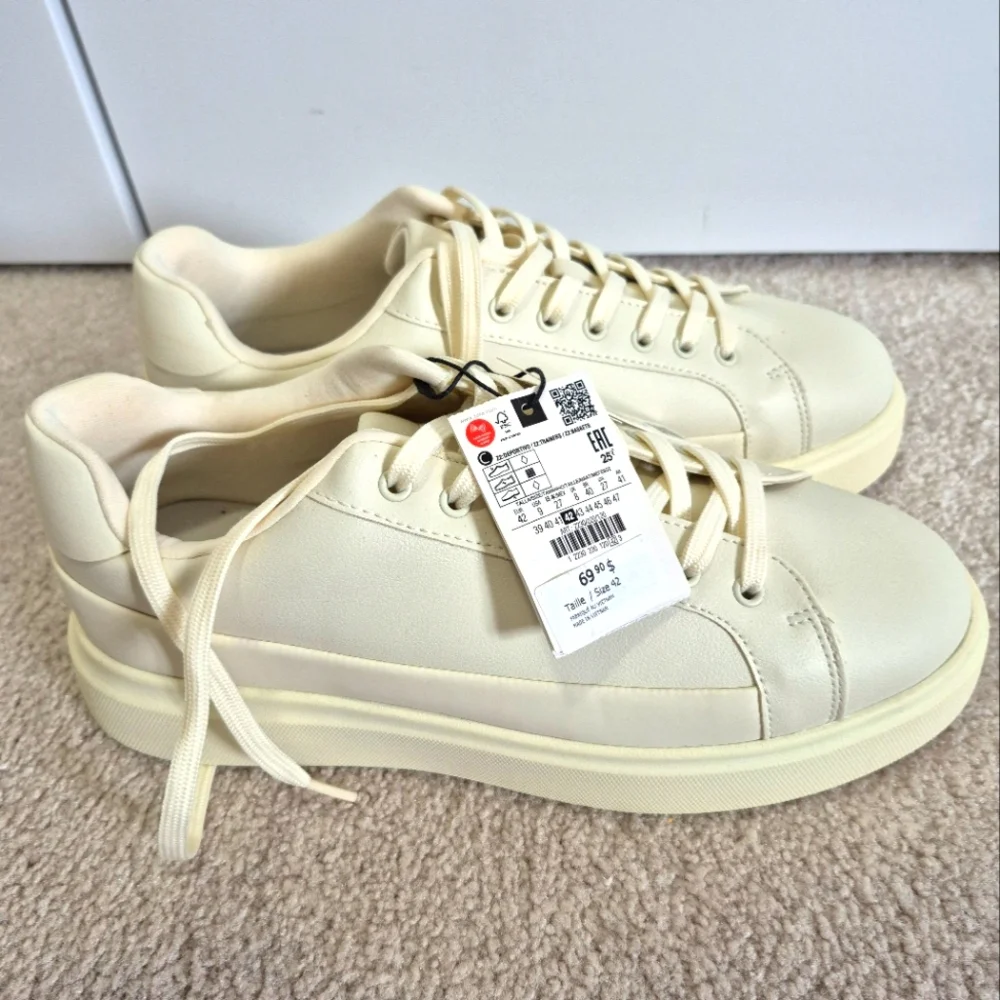 NWT ZARA sneakers, Men's, Size US 9 - Picture 1 of 6